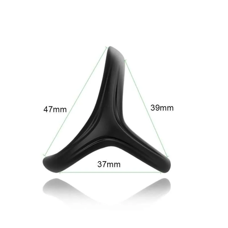 ALWUP Soft Silicone Delay Intimate Ring for Men, High Elasticity Long Lasting Enhancer Ring, Couple Personal Intimate Accessory