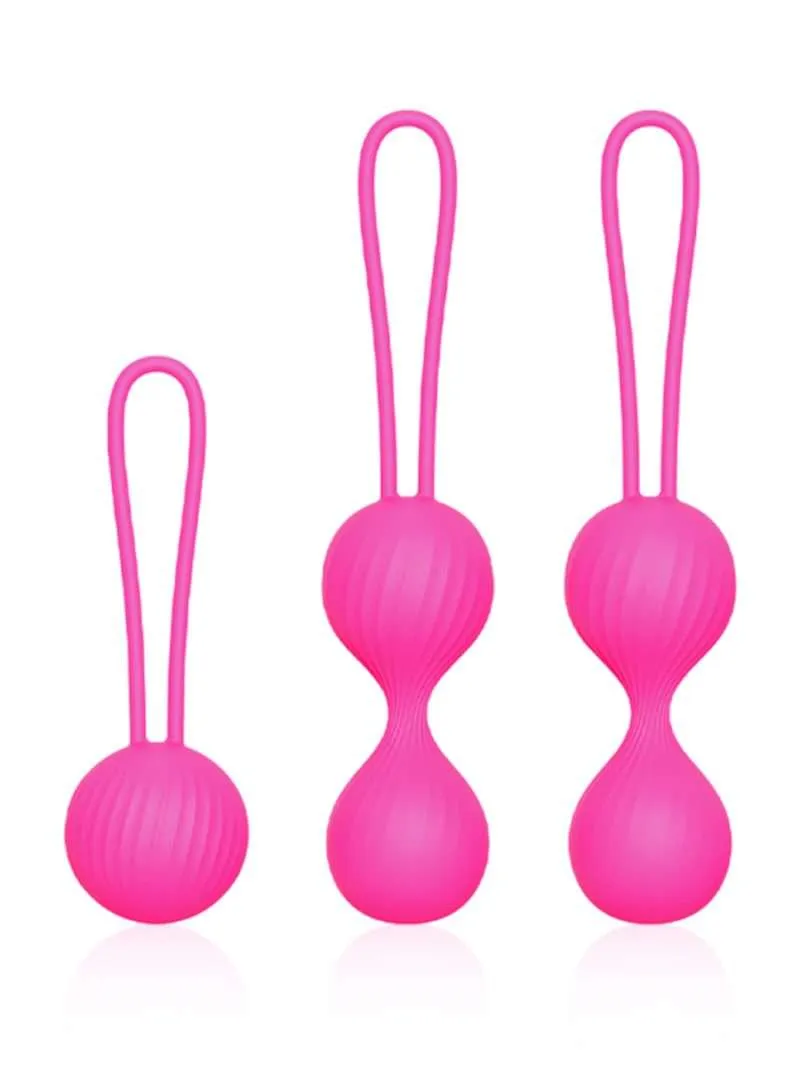 ALWUP Silicone Kegel Balls for Beginners & Advanced for Pelvic Floor Exercises & Tightening- 2 in 1 Kegel Exercise Weights