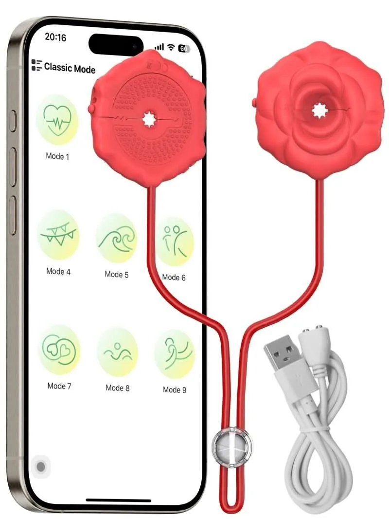 ALWUP APP Breast Massager Vibrator Sex Toys for Women SM Sex Products for Couples