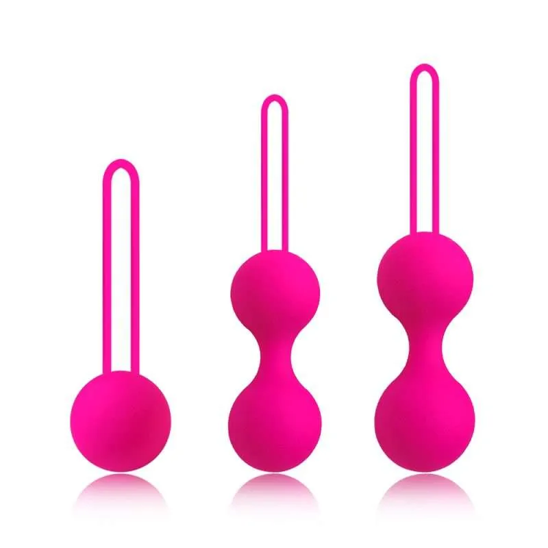 ALWUP Adult Vibrating EggToy Sports Silicone Ladies Plugs Anales Produtos Eroticos Kegel Ball
