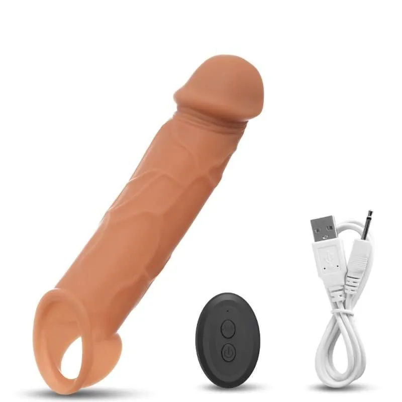 ALWUP 10 Frequency Vibration Wireless Remote Control Wearable Dildo Huge Realistic Dildo Silicone Dildo