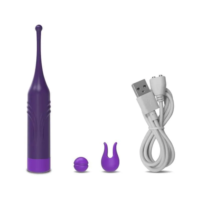 Alwup Single Point Stimulation Double Headgear Matching Pen Clit Vibrator Orgasm Vibrator for Women